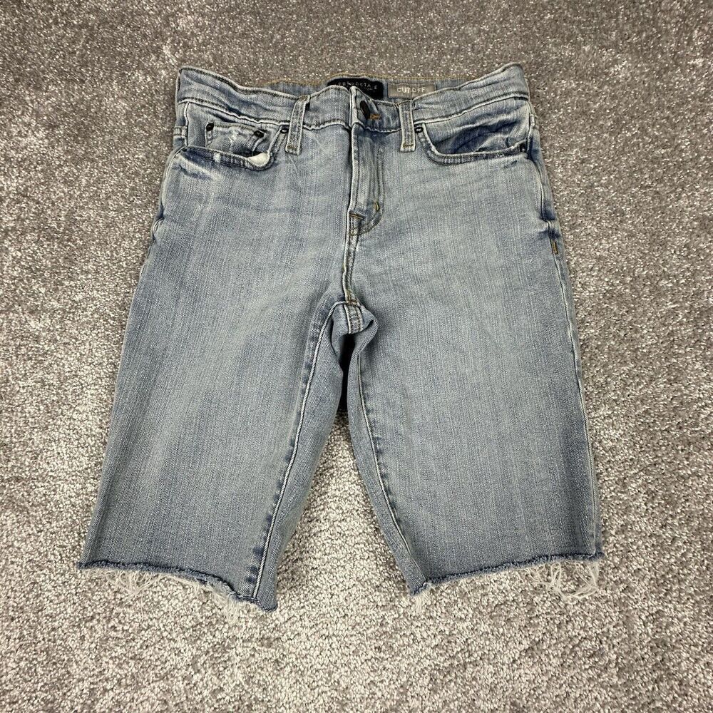 Aeropostale Cut Off Jorts Mens 27 (28x11) Denim Blue Shorts Outdoors Western